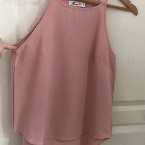 (👚3 for $20) Miracle size 10 casual pink singlet top - Picture 4 of 7